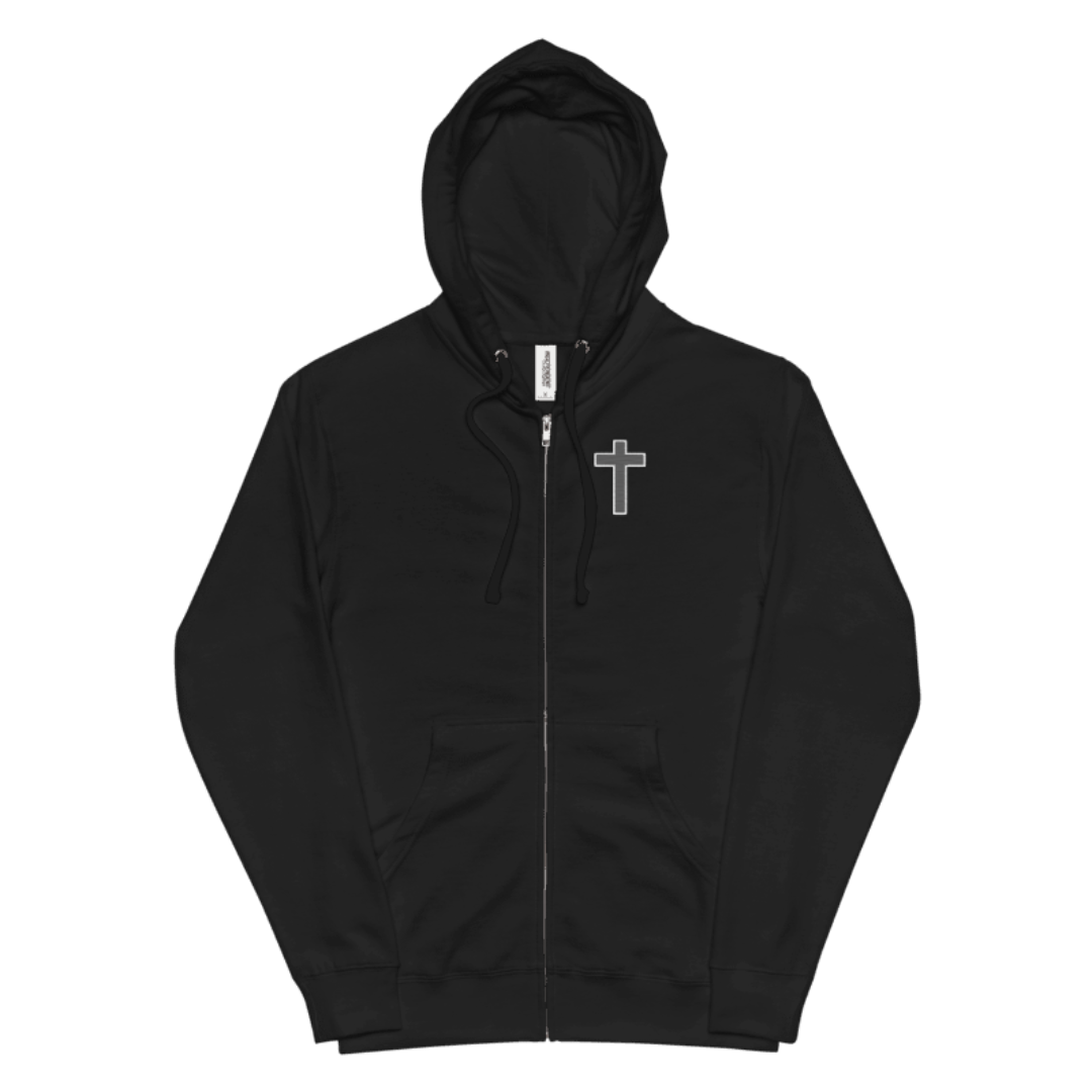 Chaqueta con capucha “Jesús salvó mi alma”